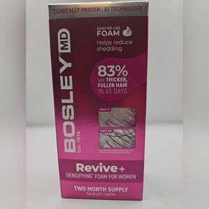 Bosley MD Revive+ Densifying Foam for Women - 2 Month Supply NEW